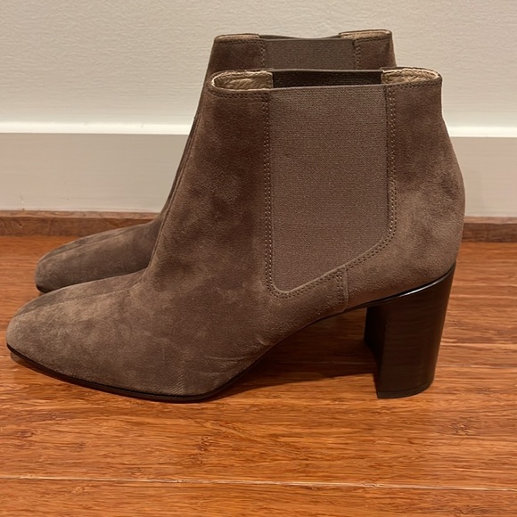 Rag & Bone Aslen Suede Bootie Taupe Size 39 NWOT - Picture 5 of 8